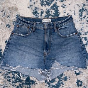 Abercrombie High Rise Jean Shorts